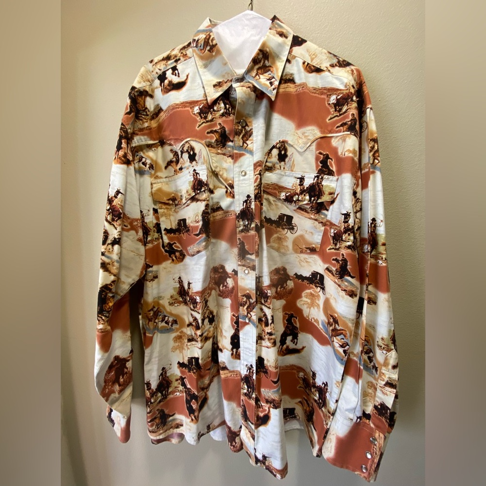Vintage Wrangler Pearl Snap